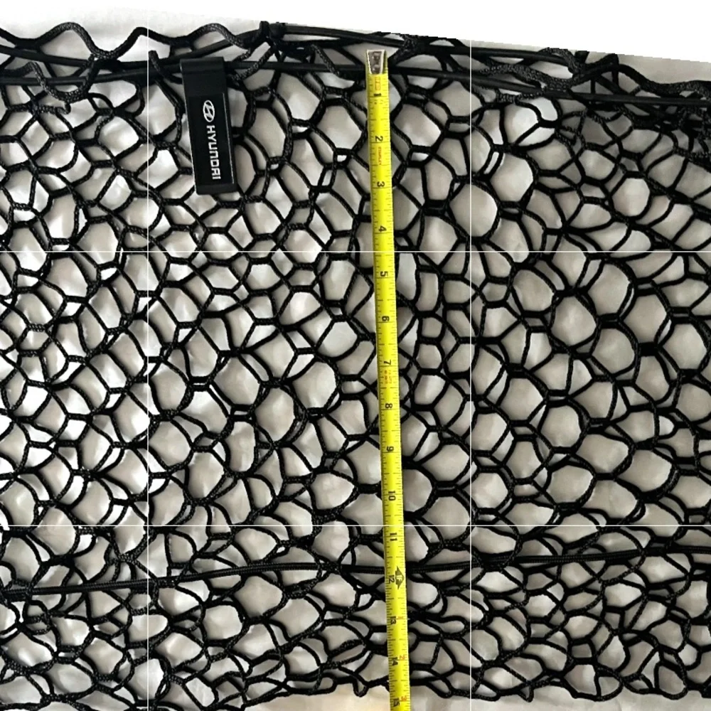 Hyundai Trunk Cargo Net Black Mesh Stretch Bungee Car Storage